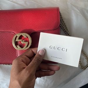 Gorgeous Red Gucci Bag